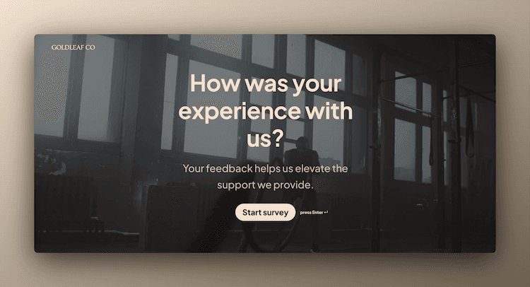 Client Satisfaction Survey