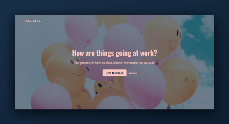 Employee Feedback Form