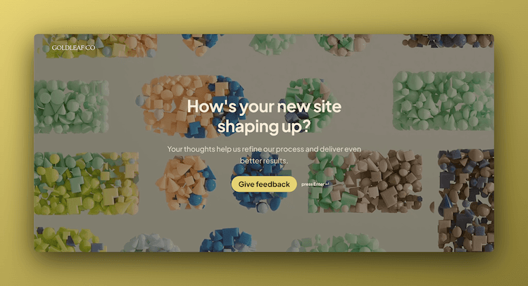 Website Design Feedback Form
